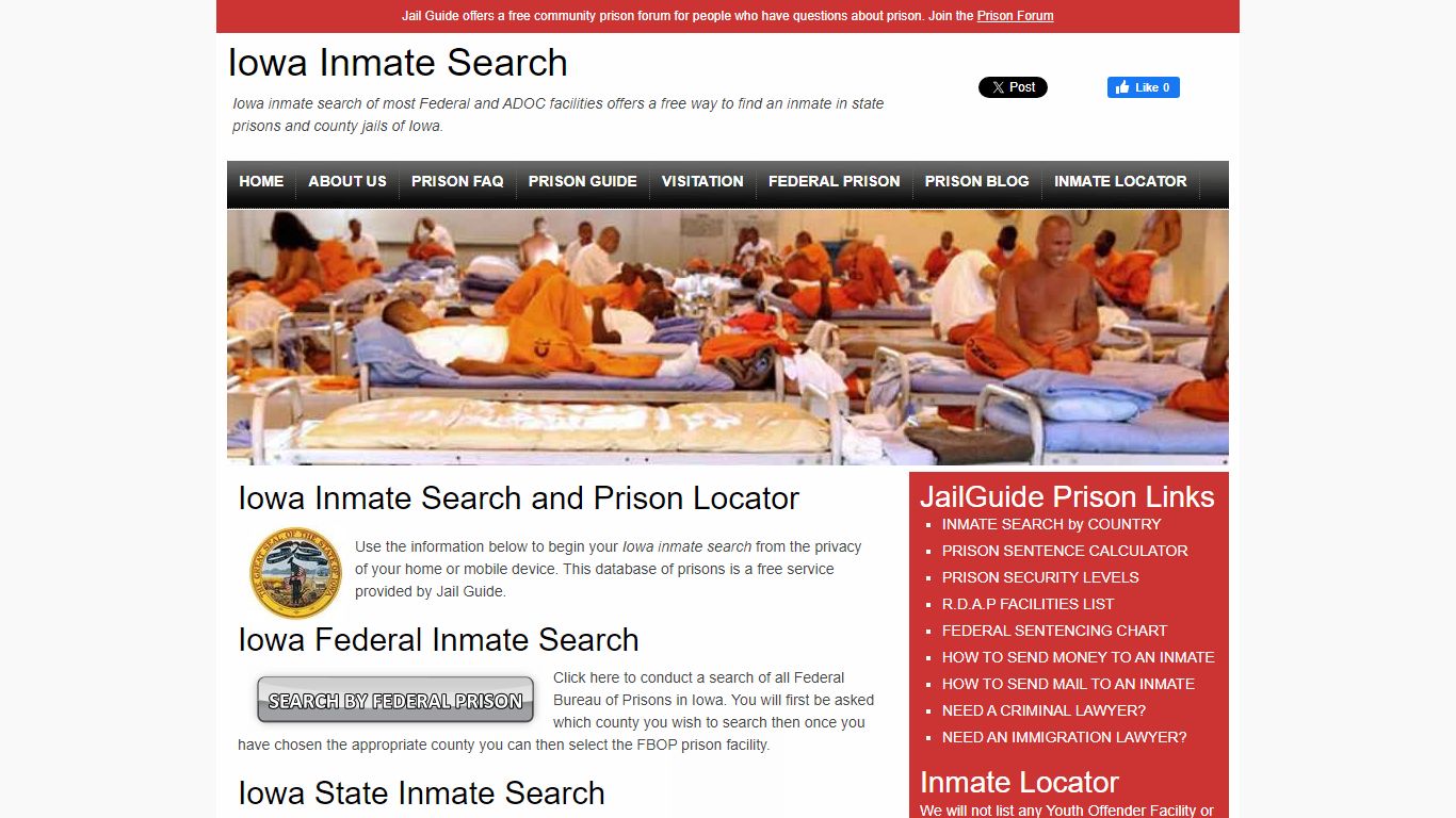 Iowa Inmate Search and Prison Lookup | Find Inmates in Iowa